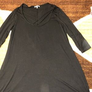 Black Charlotte Russe dress.